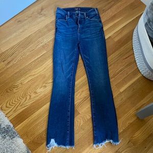 Abercrombie 24 00r High Rise Ankle Flare Jeans